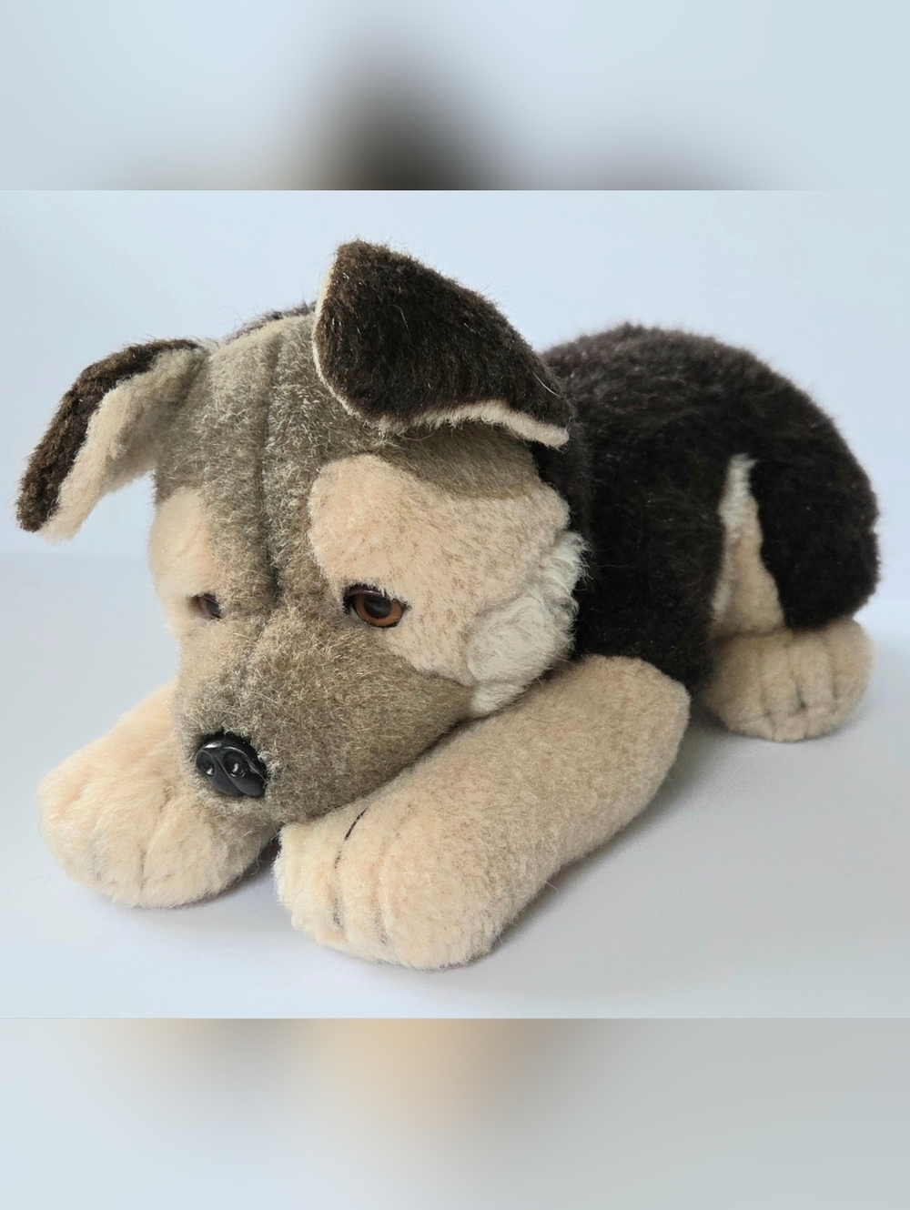 VINTAGE AVANTI APPLAUSE GERMAN SHEPHERD PUPPY 14" BABY ANIMALS PLUSH DOG 1985